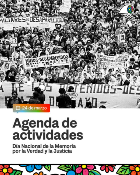 La provincia presenta su agenda de actividades por el Día de la Memoria ...