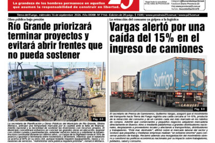 Tapa Diario Provincia 23 N° 7171