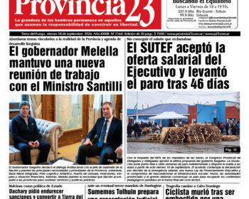 Tapa Diario Provincia 23 N° 7173