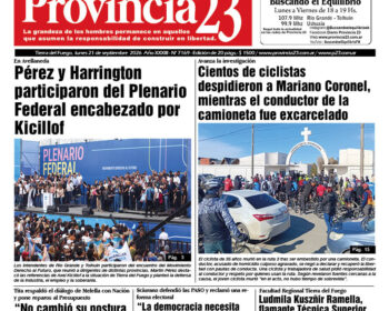Tapa Diario Provincia 23 N° 7174