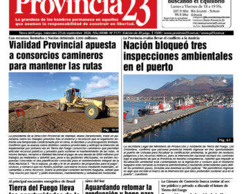 Tapa Diario Provincia 23 N° 7176