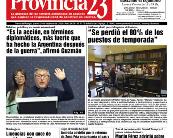 Tapa Diario Provincia 23 N° 7177