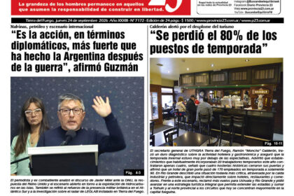 Tapa Diario Provincia 23 N° 7177
