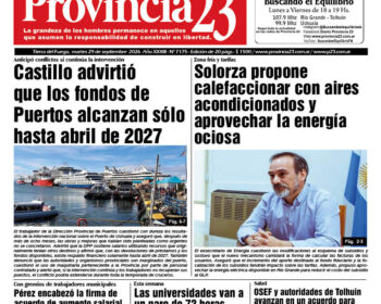 Tapa Diario Provincia 23 N° 7180