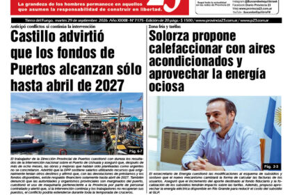 Tapa Diario Provincia 23 N° 7180