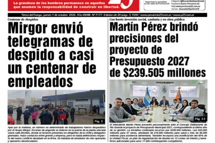 Tapa Diario Provincia 23 N° 7182