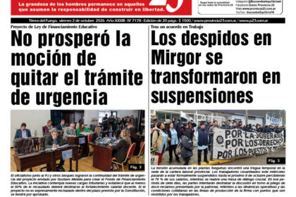 Tapa Diario Provincia 23 N° 7183