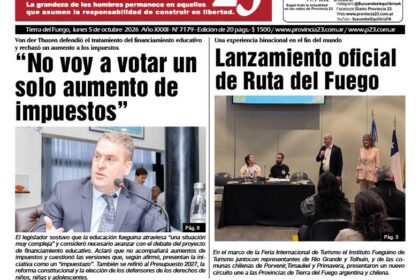 Tapa Diario Provincia 23 N° 7184