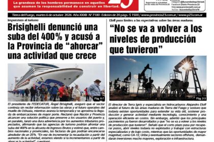 Tapa Diario Provincia 23 N° 7185