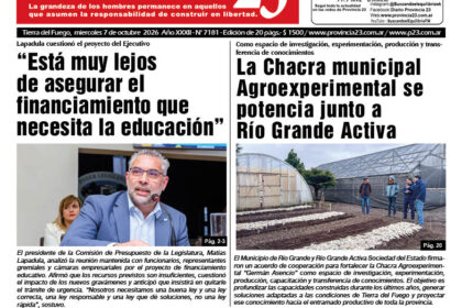 Tapa Diario Provincia 23 N° 7186