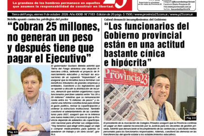 Tapa Diario Provincia 23 N° 7188