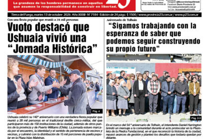 Tapa Diario Provincia 23 N° 7189