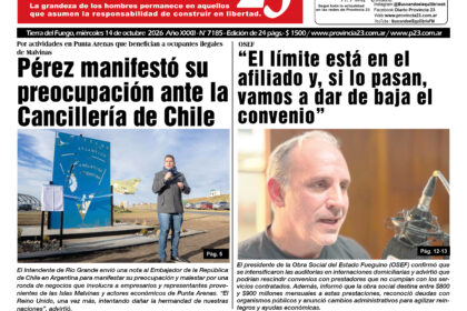 Tapa Diario Provincia 23 N° 7190