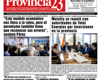 Tapa Diario Provincia 23 N° 7193