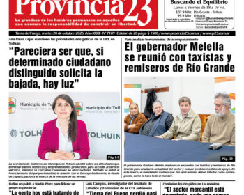Tapa Diario Provincia 23 N° 7194