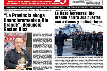 Tapa Diario Provincia 23 N° 7195
