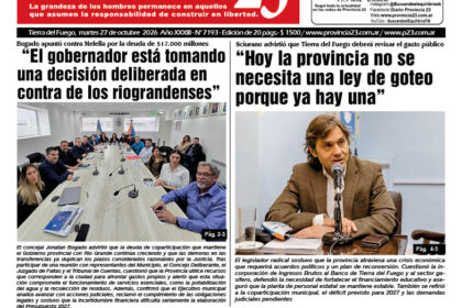 Tapa Diario Provincia 23 N° 7199